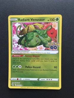 Radiant Venusaur 004/078 - Pokemon GO - Pokemon Card - Near Mint - Image 1