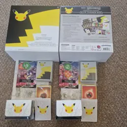2x Pokemon Center Celebrations Etb Elite Trainer Box Without Packs or Promo - Image 1