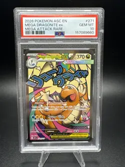 Mega Dragonite Ex - 271/217 - Ascended Heroes - Mega Attack Rare - PSA 10 - Image 1