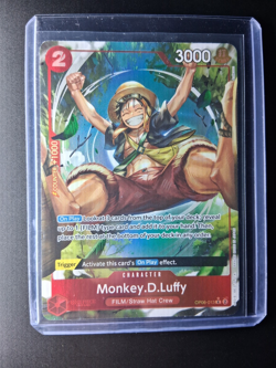 Monkey.D.Luffy OP06-013 Alt Art Holo Foil - One Piece TCG English Card NM - Image 1