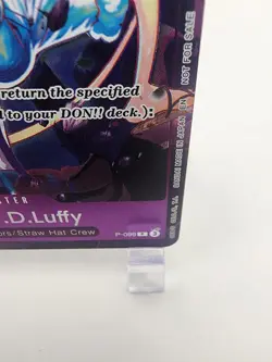 Monkey.D.Luffy (Event Pack Vol. 8) P-099 Promo Card One Piece - Image 5