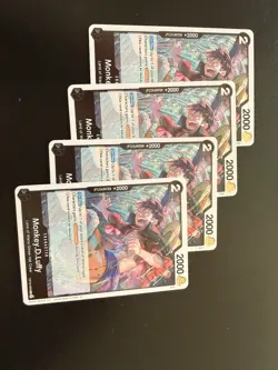 Monkey.D.Luffy OP16-095 (R)Foil OP16 The Time of Battle One Piece NM - Image 1