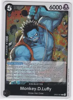 Monkey.D.Luffy (OP07-091) - FOIL - 500 Years In The Future - One Piece TCG - NM - Image 1