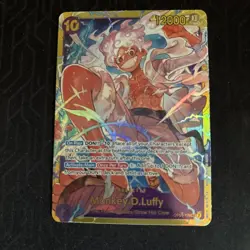 • Monkey.D.Luffy • OP05-119 Alt Art SEC Holo One Piece TCG NM - Image 1