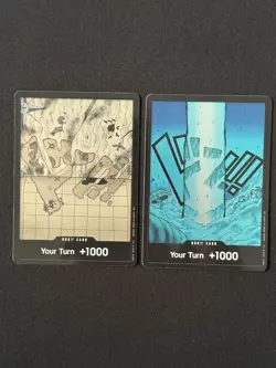 One Piece TCG DON!! OP15 Double Pack Set Enel Lightning & Sky Island Map Holo NM - Image 1