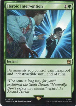 MTG: Doctor Who: Heroic Intervention: Lightly Played Condition - Image 1