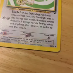 Smeargle 30/75 Neo Discovery - Rare Non Holo Pokemon Card - MP - Image 3