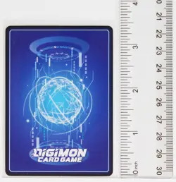 Digimon Foil Card TCG EX1-021 01 SR Metal Garurumon Bandai Made in Japan - Image 4