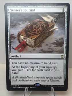 MP Venser's Journal #279 Commander 2016 AUTHENTIC Magic: The Gathering Card - Image 1