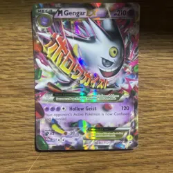 M Gengar EX XY166 (XY) Promo Holo Pokemon TCG Card 210 HP Hollow Geist 120 - Image 2