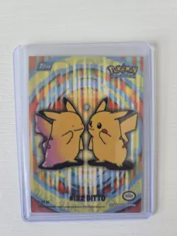 Pokemon Topps 2000 TV Animation Series 2 Stick-Ons #132 Ditto Card 5 of 10 Mint - Image 2
