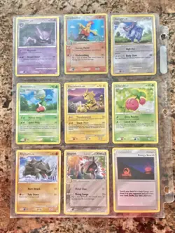 Lot of 18 Pokemon Trading Cards Crystal Guardians Combusken Roserade Torterra - Image 3