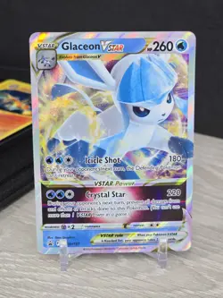 Pokemon Card Glaceon VSTAR SWSH197 Sword & Shield 2022 Black Star Promo Rare NM - Image 3