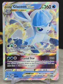 Pokemon Card Glaceon VSTAR SWSH197 Sword & Shield 2022 Black Star Promo Rare NM - Image 5