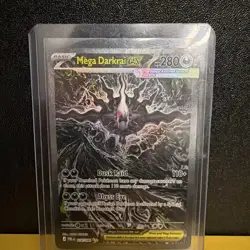 Nintendo Mega Darkrai EX 116/084 Foil Rare Pokemon TCG Card Pitch Black set - Image 1