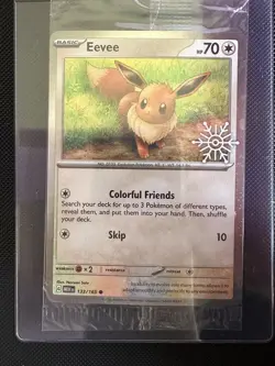 Eevee (Holiday Calendar) Holo Common Miscellaneous Cards & Products 133/165 NM - Image 1