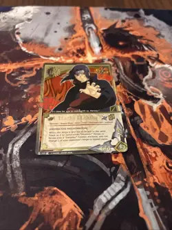 Naruto TCG CCG Itachi Uchiha Card Super Rare English NM/LP 1st Edition - Image 2