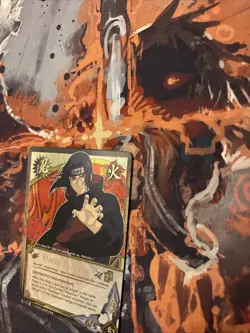 Naruto TCG CCG Itachi Uchiha Card Super Rare English NM/LP 1st Edition - Image 5