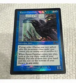 MTG Urza's Saga Foil Lot x3 Raven Familiar Thran Weaponry Impending Disaster EN - Image 1