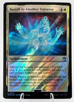 MTG Banish to Another Universe (Surge Foil)#618 NM Universes Beyond: Doctor Who - Image 1