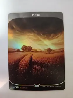 MTG Plains - Unstable FOIL NM - Magic The Gathering - Image 1