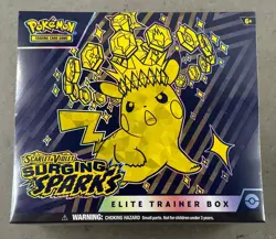 Pokemon TCG Scarlet & Violet Surging Sparks Elite Trainer Box ETB Sealed - Image 1
