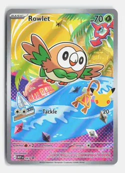 Rowlet 043 Holo Promo ME: Mega Evolution Promo Holo Near Mint - Image 1