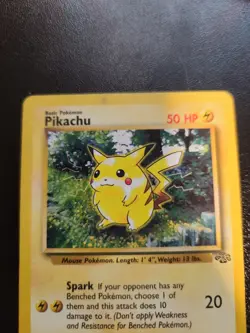 Pikachu 60/64 Common Jungle Pokemon Heavily Played - Image 2