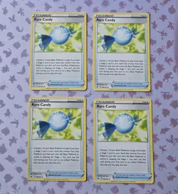 4x Rare Candy 180/202 Sword & Shield - Uncommon - Pokemon TCG Playset NM - Image 1