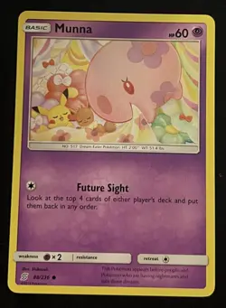 Munna 88/236 Common Unified Minds Pokemon Lightly Played - Image 1