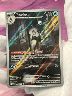 Pokemon TCG Froslass 174/167 Twlight Masquerade Illustration Rare LP - Image 3