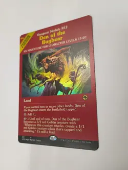 1x Den of the Bugbear ~ Dungeon Module - Foil NM-Mint, English Adventures in the - Image 1