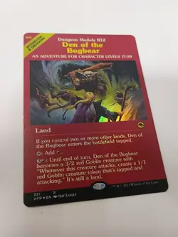 1x Den of the Bugbear ~ Dungeon Module - Foil NM-Mint, English Adventures in the - Image 2
