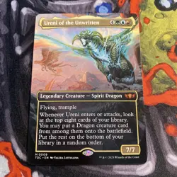Ureni of the Unwritten (Borderless) Commander: Tarkir: Dragonstorm Regular - Image 1
