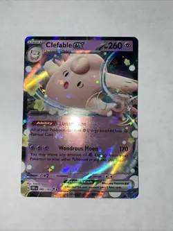 Pokemon Clefable ex 082/197 Obsidian Flames Scarlet & Violet Double Rare - Image 1