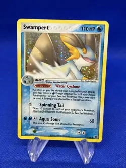2005 Pokemon EX Emerald Swampert 11/106 Holo Rare LP/MP - Image 1