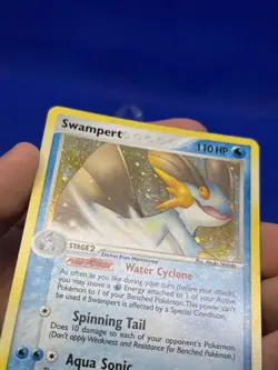 2005 Pokemon EX Emerald Swampert 11/106 Holo Rare LP/MP - Image 5