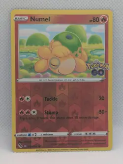 NUMEL (PEELABLE DITTO) 013/078 C POKEMON GO POKEMON REVERSE HOLO NEAR MINT - Image 1