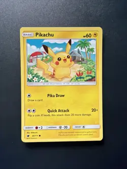 Pokemon TCG Pikachu Crimson Invasion 30/111 Regular Common MP - Image 1