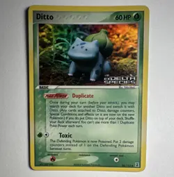 Pokemon TCG Ditto (Bulbasaur) Delta Species Rev Holo 60HP Eng 36/113 - Image 1