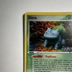 Pokemon TCG Ditto (Bulbasaur) Delta Species Rev Holo 60HP Eng 36/113 - Image 3