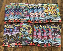 Pokemon New Pitch Black & Chaos Rising Booster Packs Lot Of 17 - Image 1