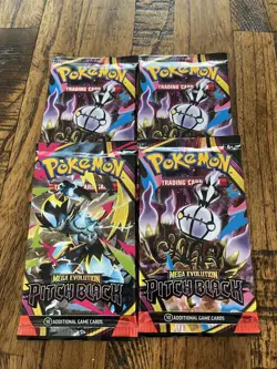 Pokemon New Pitch Black & Chaos Rising Booster Packs Lot Of 17 - Image 3