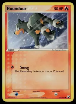 Houndour 60/115 Common Unseen Forces Pokemon Lightly Played - Image 1