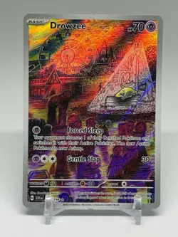 Pokemon TCG Drowzee 210/198 SV01 IR Holo EN 70 HP - Image 1