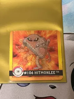 Hitmonlee 18 #106 1999 Pokemon Action Artbox Flipz 3D Lenticular Vintage NM - Image 1