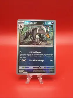 Pokemon RARE "Houndoom Master Ball Textured" 063/131 PRE en Reverse Holo "Very - Image 1