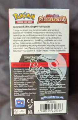 Scarlet & Violet Paldea Evolved Pokemon TCG 1/2 Booster Box New/Sealed Small Rip - Image 2