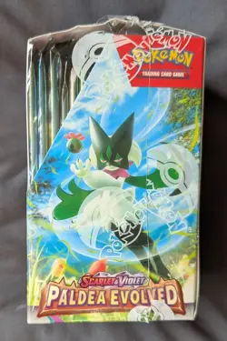 Scarlet & Violet Paldea Evolved Pokemon TCG 1/2 Booster Box New/Sealed Small Rip - Image 3