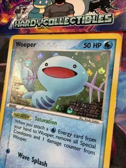Pokemon EX Team Rocket Returns Wooper 81/109 Reverse Holo (Light Moderate Play) - Image 2